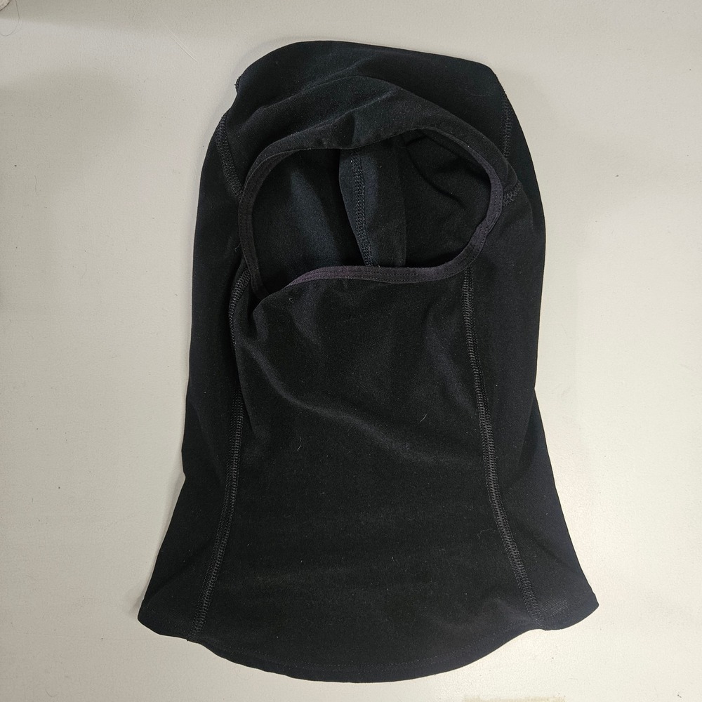 Patagonia Capilene Balaclava Black Vintage 1998 Ski Mask Made in USA 47616 OSFA
